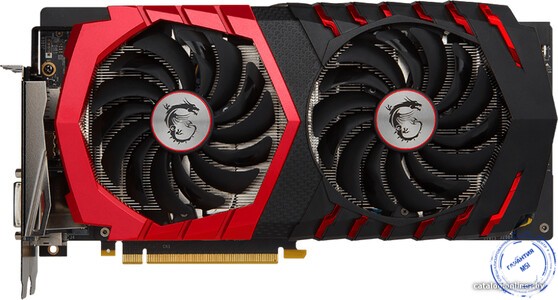 видеокарт MSI GeForce GTX 1060 Gaming X