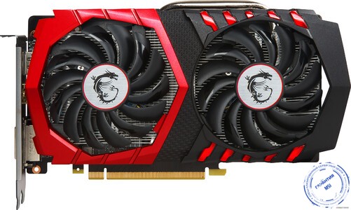 видеокарт MSI GeForce GTX 1050 Gaming