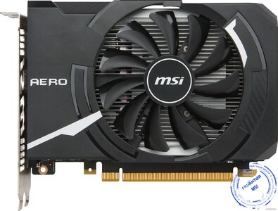 видеокарт MSI GeForce GTX 1050 Ti OC Aero ITX